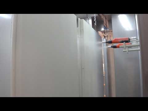 Electrostatic Powder Coating of Fire Doors