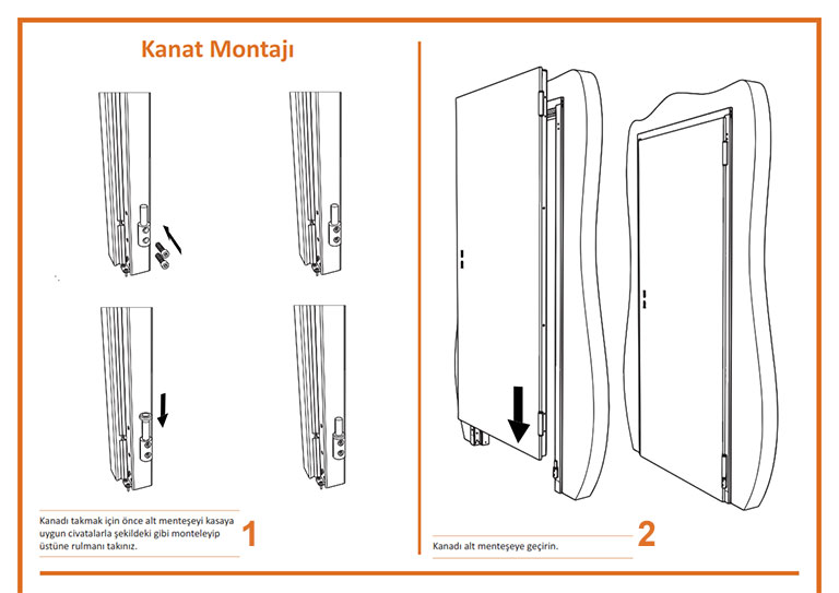 Yangın Kapısı Kanat Montajı