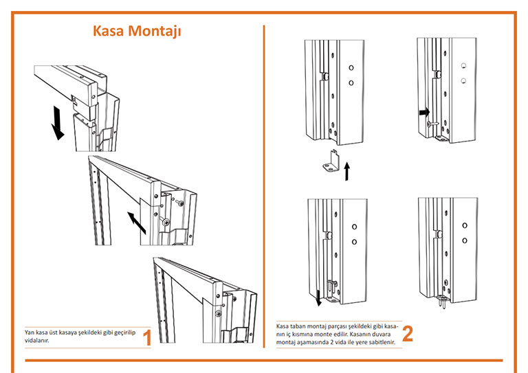 Yangın Kapısı Kasa Montajı
