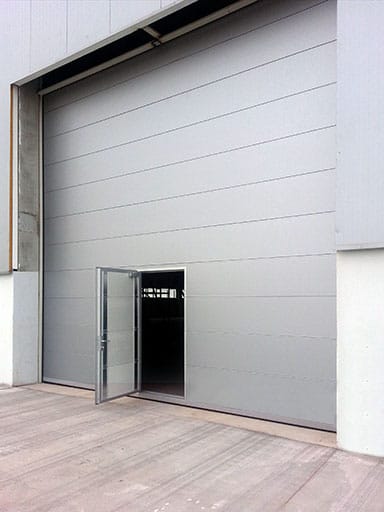 Gray Industrial Door