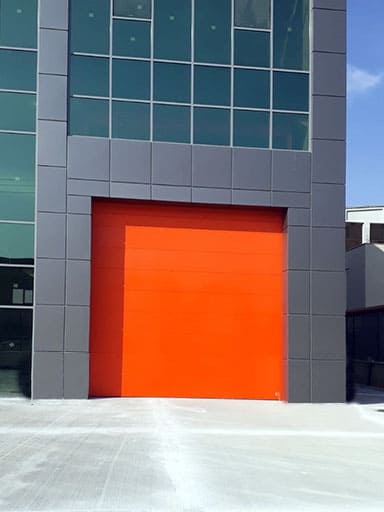 Red Industrial Door