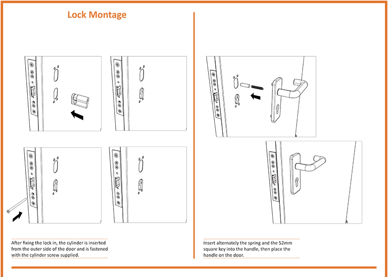 Fire Door Lock Montage