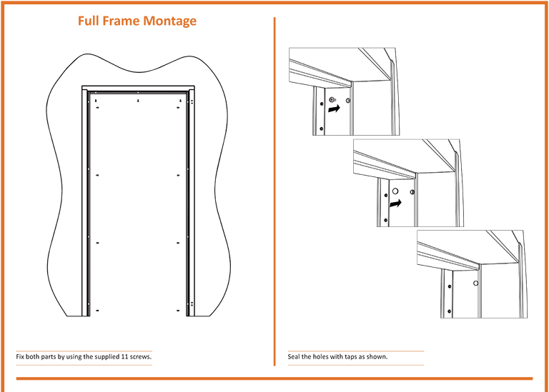 Full Frame Fire Door Montage