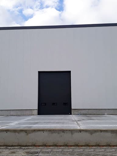 Dark Gray Industrial Door