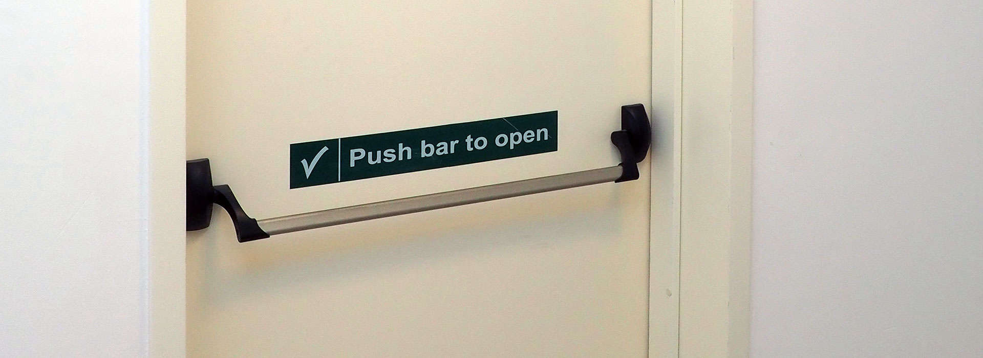 Double Leaf Panic Bar Fire Door