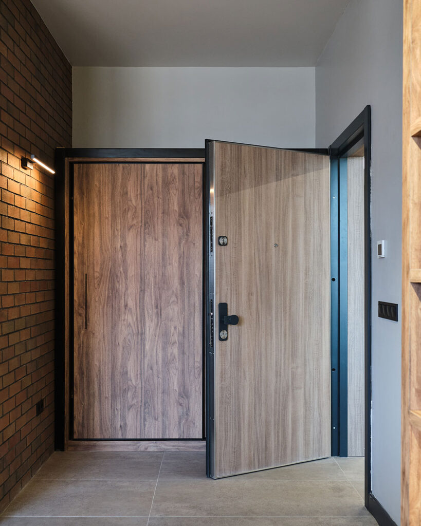 Pura Series 02 Steel Security Entrance Doors - Dimak Door